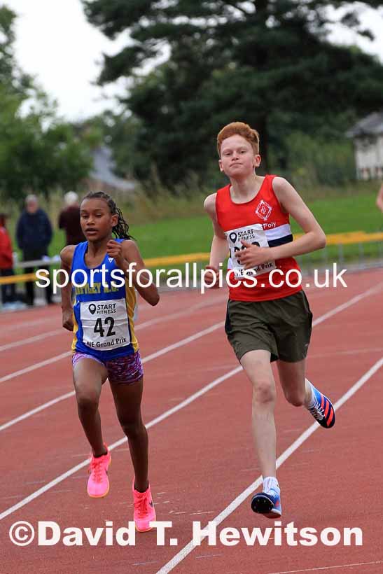 1500 metres, 2023 NEGP 5 Monkton, Wed, July 26th. Photo: David T. Hewitson/Sports for All Pics